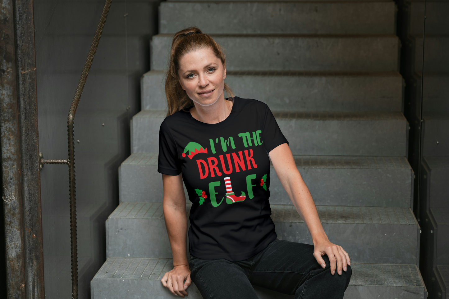 Elf Family Christmas Shirt, Christmas Elf Matching t-shirt, Funny Group Christmas T-shirts, Holiday T-shirts, Xmas Festive