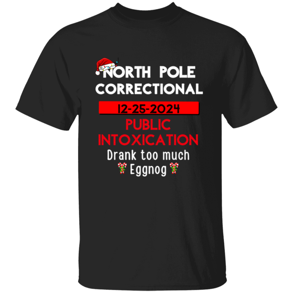 Matching North Pole Correctional T-shirts- Christmas Matching T-shirts, Funny Group Christmas T-shirts, Holiday Tshirts, Xmas Festive Mom Dad Kids Tees