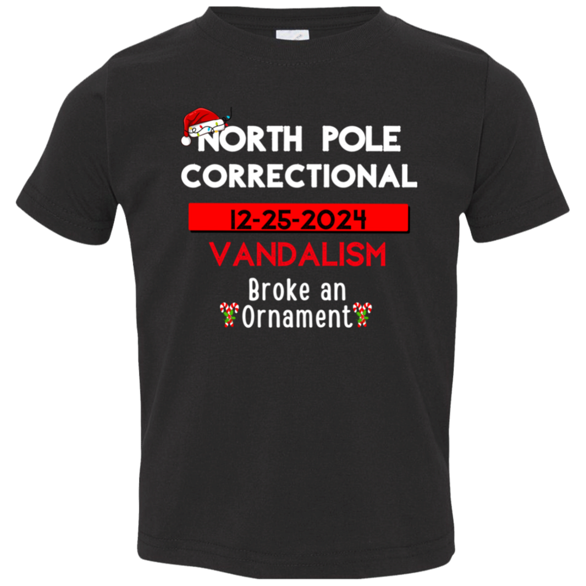 Matching North Pole Correctional T-shirts- Christmas Matching T-shirts, Funny Group Christmas T-shirts, Holiday Tshirts, Xmas Festive Mom Dad Kids Tees