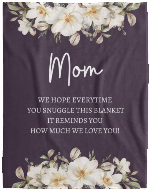 MOM FLOWER BLANKET | MOTHER'S DAY GIFT