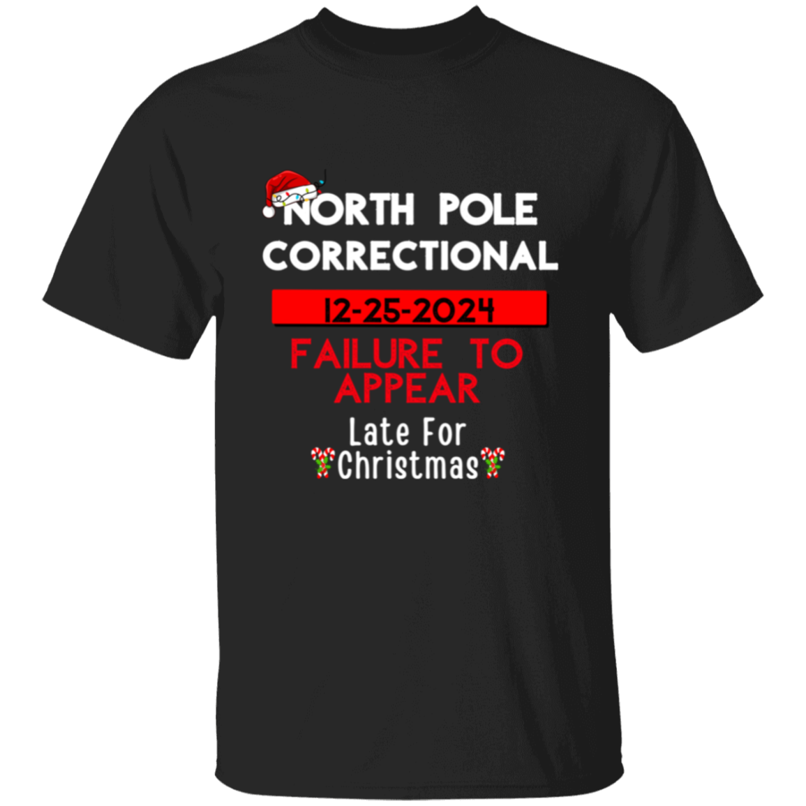 Matching North Pole Correctional T-shirts- Christmas Matching T-shirts, Funny Group Christmas T-shirts, Holiday Tshirts, Xmas Festive Mom Dad Kids Tees