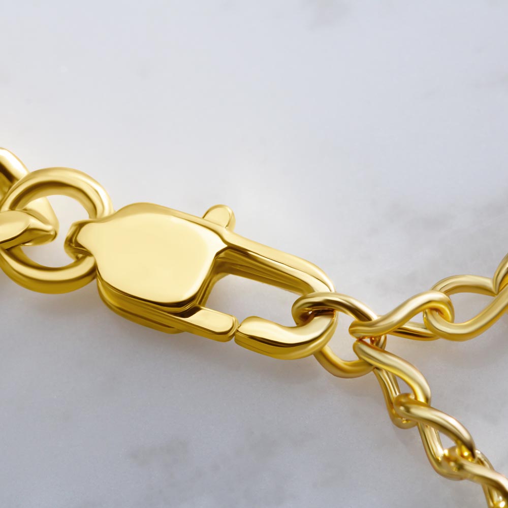 Promise necklace - Cuban Link Chain