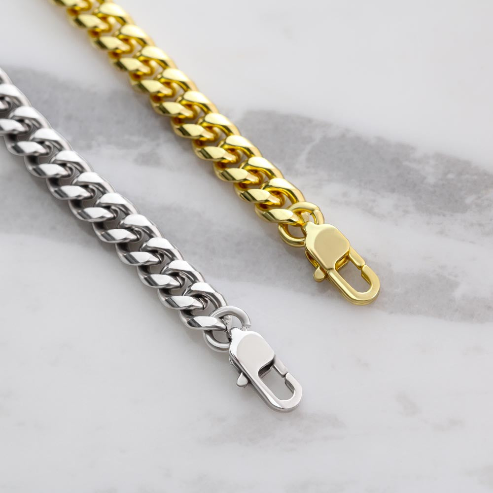 Promise necklace - Cuban Link Chain