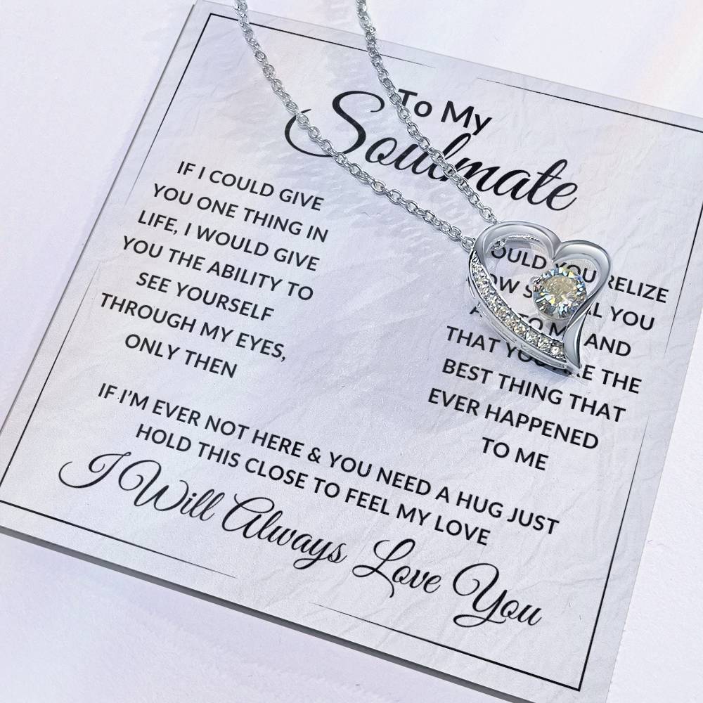 To My Soulmate Forever Love Necklace