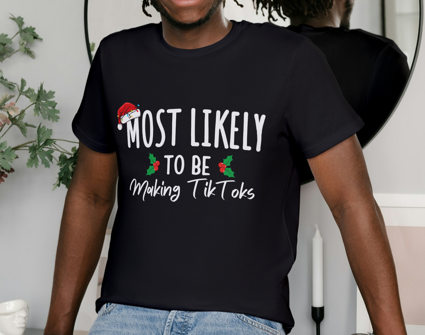 Most Likely To Christmas Shirt, Matching Family Shirts, Couples Christmas Pajamas, Christmas Gift, Family Pajamas, Couples Gift, Family Gift T-Shirt