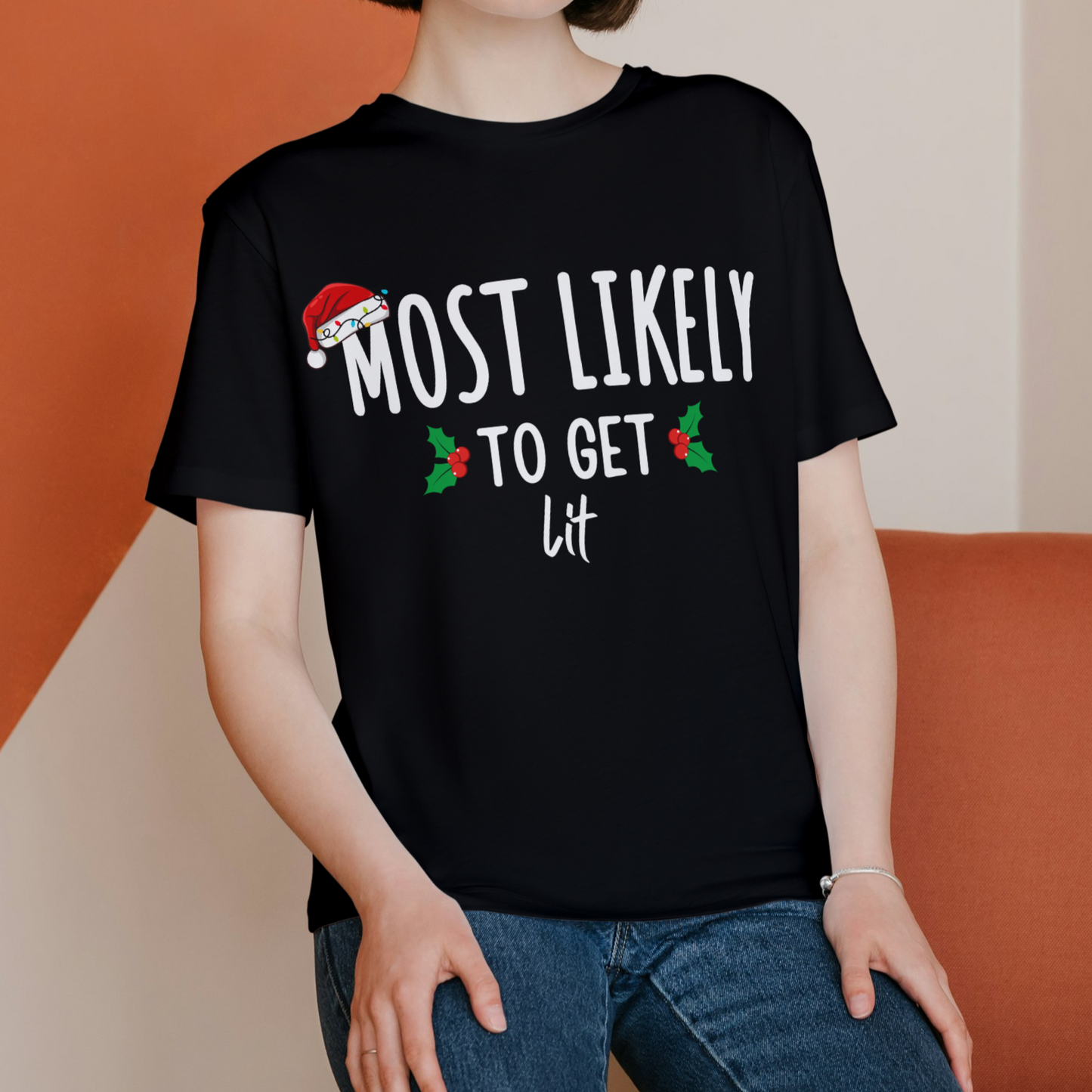 Most Likely To Christmas Shirt, Matching Family Shirts, Couples Christmas Pajamas, Christmas Gift, Family Pajamas, Couples Gift, Family Gift T-Shirt